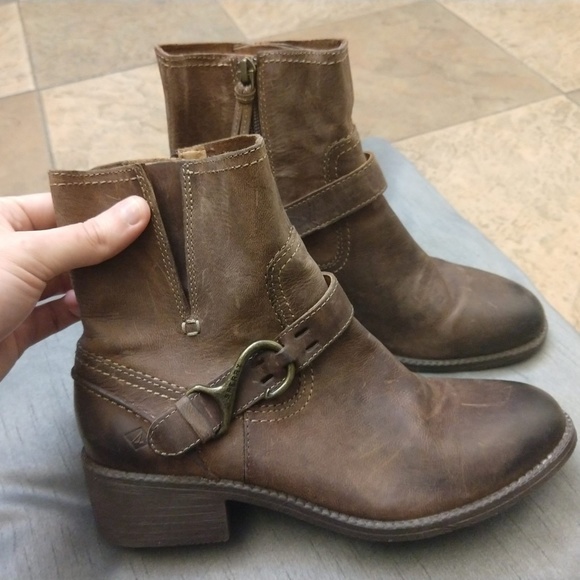 NEW $130 SPERRY size 6 womens leather boots - Picture 3 of 5